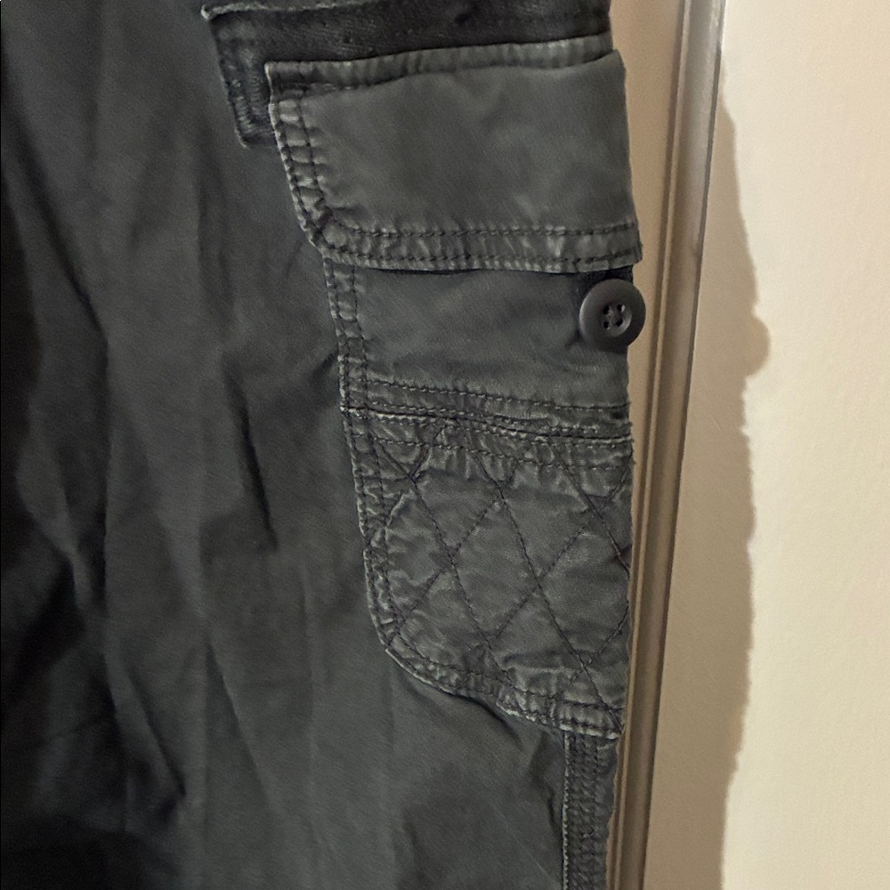 Women’s Baggy Jogger Gray Cargo Pants NWOT - Picture 4 of 12
